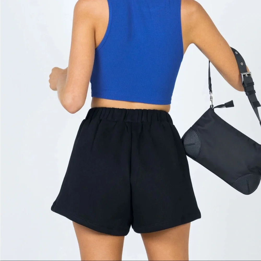 Princess Polly Florida Shorts Black